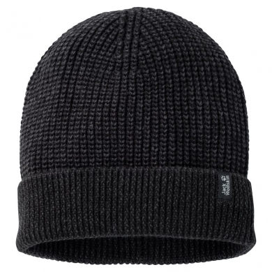 Jack Wolfskin Knit Hat (Beanie) Every Day Outdoors Cap black